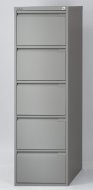 Five-drawer filing cabinet Bisley BS5E/A4+FLS - set with dividers