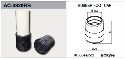 Rubber tip type AC-3829RB