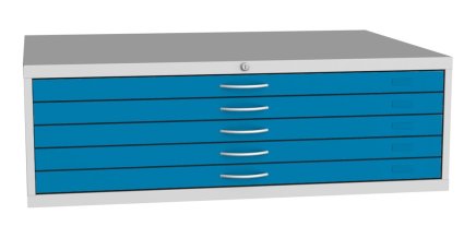 Map cabinet - for maps and drawings in A0 format, type VKS A0A - 7