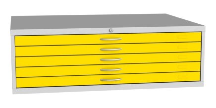 Map cabinet - for maps and drawings in A0 format, type VKS A0A - 5