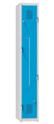 Divided wardrobe XS32-18Z RAL 7035/5010 - 3