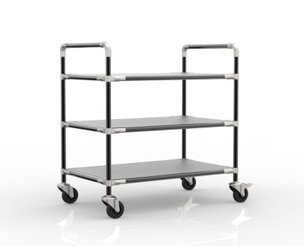 Antistatic rack trolley with three shelves, 24040233 (4 models)