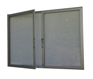 Double-winged single-sided showcase HD60 - 12 x A4