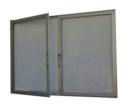 Double-winged single-sided showcase HD60 - 12 x A4