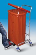 Trolley for sorting waste and laundry PEDALBAG I. without bag (5 models)