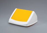 Lid for DURABIN SQUARE 40 hinged basket - color yellow