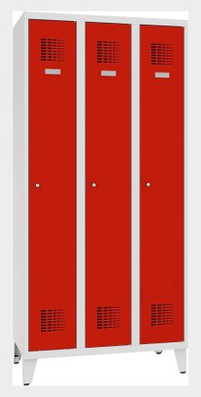 Metal wardrobe on legs Sum 331 W width 900 mm - 4