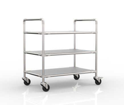 Antistatic rack trolley with three shelves, 24040233 (4 models) - 1