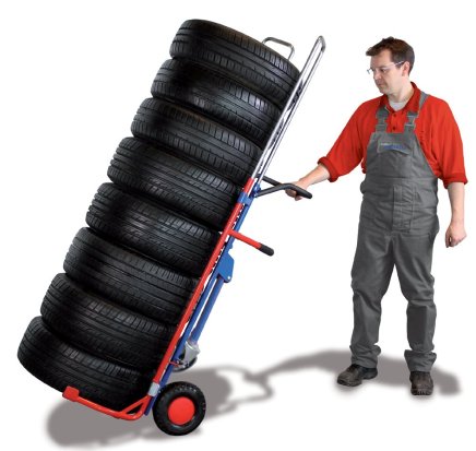 Handcart with telescopic extension for tires sk-710.307 - 5