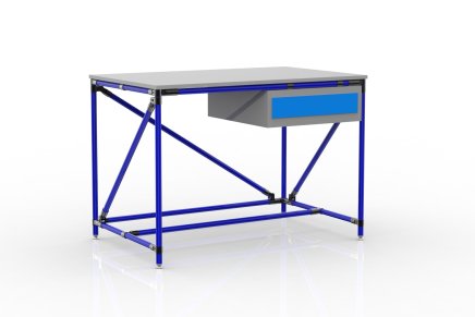 Workshop table with container with one drawer 24040530 (3 models)