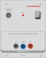 Stabilized symmetrical DC source module