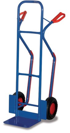 Steel handcart with plastic runners sk-710.006