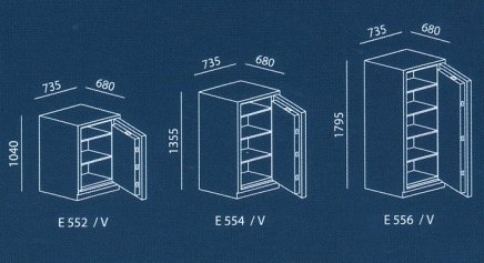 Armored safe Royal E 554 SS - 3