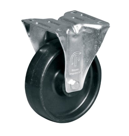 Polypropylene wheel, diameter 125 mm, fixed