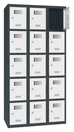 Sus 335 W divided wardrobe, width 900 mm - 2