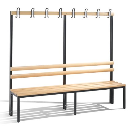 Changing room bench CP 8052-100 - width 1960 mm (2 models)