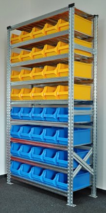 Rack with plastic boxes 877851017_VAR_5 - 2