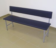 Three-seater waiting room bench 47940