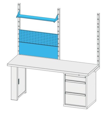 Suspended table panels perforated 8NPP - 2