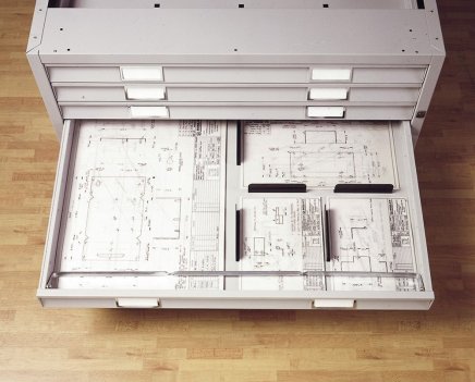 Internal division of drawers BISLEY A0 and A1 PDF - 2