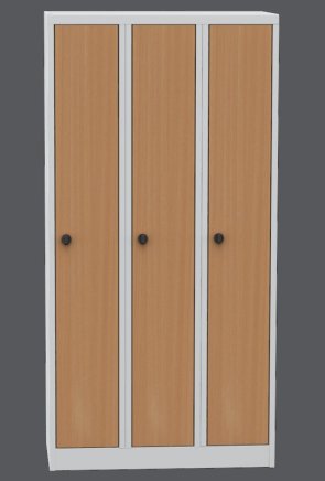 Wardrobe with laminate doors BAS 33AL