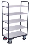 Antistatic trolley, 5 shelves sw-700.259