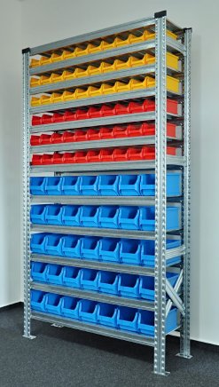 Rack with plastic boxes 877851009_VAR_6 - 2