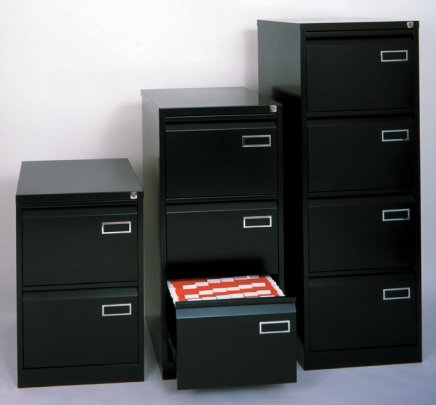 File cabinet A4 metal file cabinet Bisley IPCCA12 - set with dividers - 5