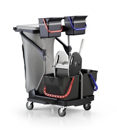 Ecological cleaning trolley PLV121