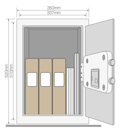 Yale Maximum Security Professional YSEM/520/EG1 furniture safe - 6