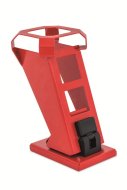 Flip-up helmet holder RAL 3000