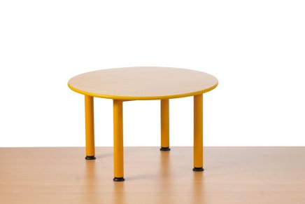 Preschool table Domino round - adjustable