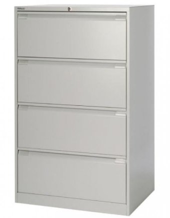 Bisley DF4 double-row metal filing cabinet - 3