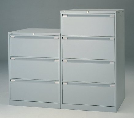 Bisley DF4 double-row metal filing cabinet - 5