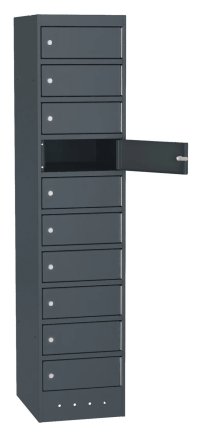 Laptop cabinet SZNL 4110 - 10 compartments with wiring - 4