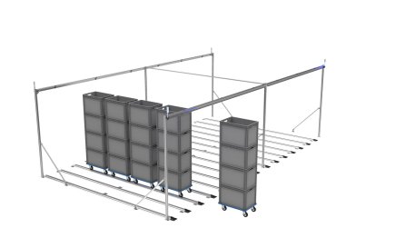 Rail - Monorail, length 1 m - 4