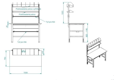 BMS packaging workplace with cutter - 1