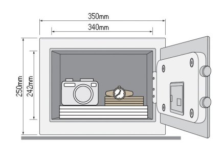 Yale Value Medium YSV 250 furniture safe - 2