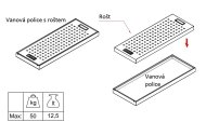 Grate for catch basin FIP/CSC.5042