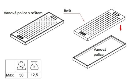 Grate for catch basin FIP/CSC.9242