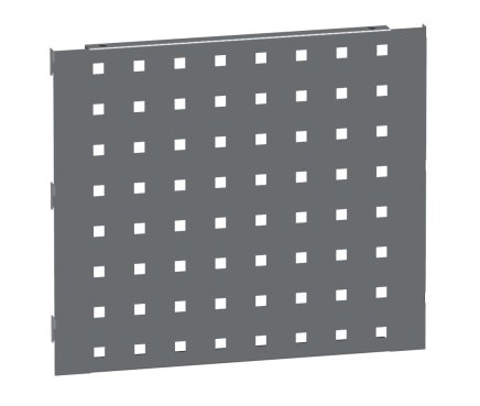 ESD perforated panel for the door