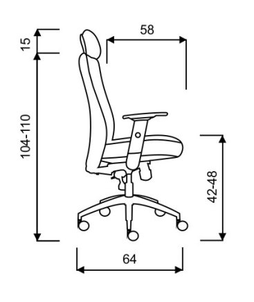 Lexa office chair - 1