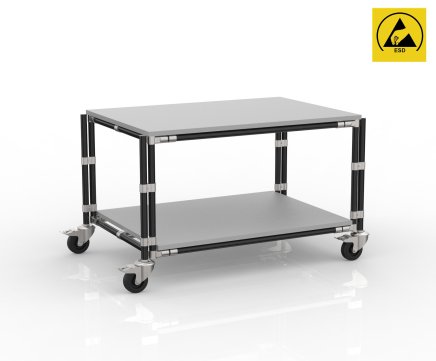 Height-adjustable antistatic trolley 22112852 - 2