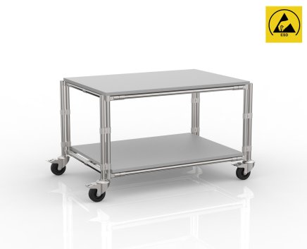 Height-adjustable antistatic trolley 22112852 - 1