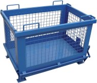 Container with a hinged netted bottom type 4003