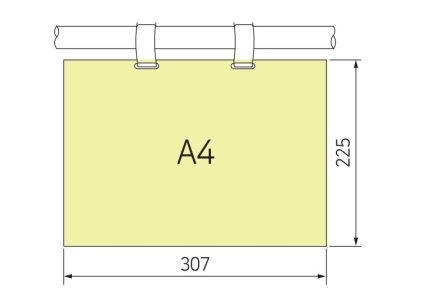 Hanging label pocket NP-0307 - 2