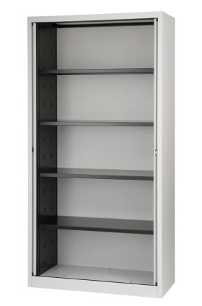 Bisley ET410/19/4S shelf roller shutter cabinet - 5