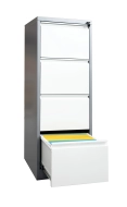 HD four-drawer filing cabinet for A4 format