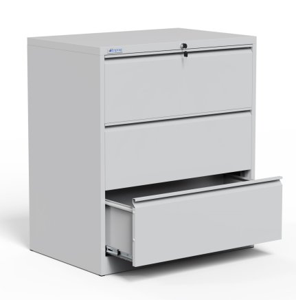 HDK three-drawer filing cabinet for A4 format (2 models)