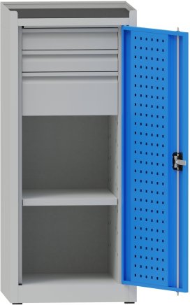 Workshop cabinet with drawers